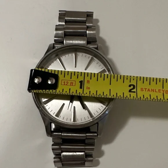 Nixon Never Be Late Sentry Watch with Stainless Steel Band - Picture 5 of 6